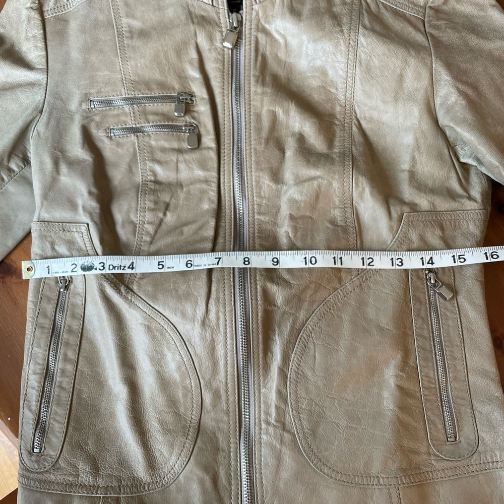 Laundry by Shelli Segal Leather Jacket - Picture 9 of 11